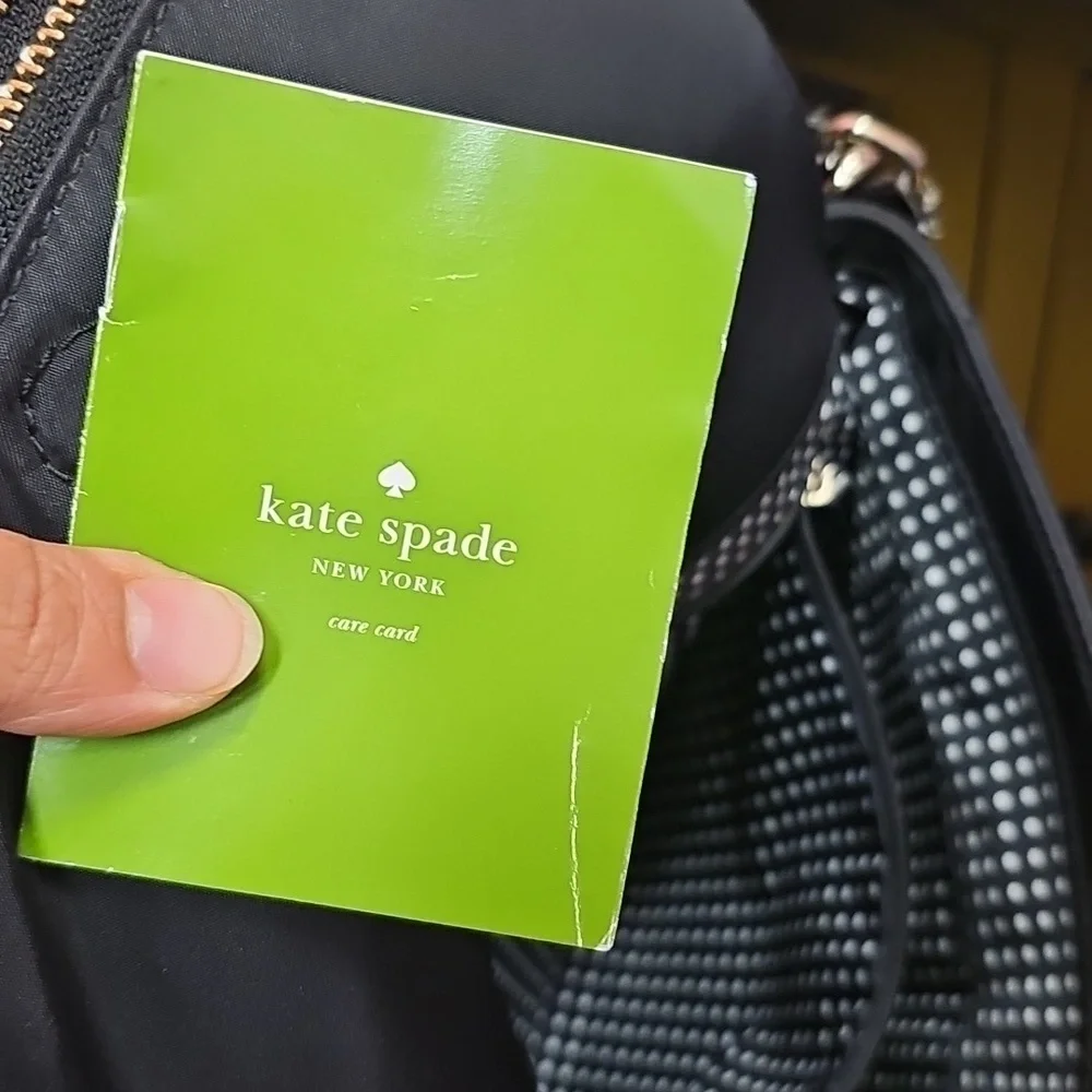 Black, Bag, Purse, Kate, Casual, Classic, Travel, Office, Cute, Polk-a-dot, Girl